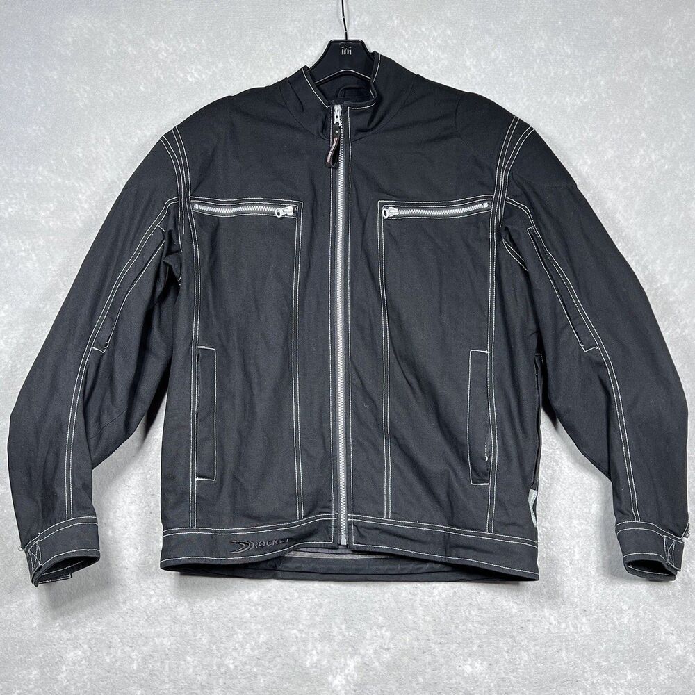 Joe Rocket  Motorcycle Touring Jacket Men’s Small Black Textile Canvas